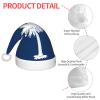 ZZYYDS South Carolina Flag Children's Santa Claus Hat, Boys Girls Children Baby Christmas Hat Children's Christmas Party view 4