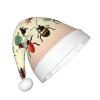 ZZYYDS Cartoon small insects Children's Santa Claus Hat, Boys Girls Children Baby Christmas Hat Children's Christmas Party view 2