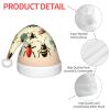 ZZYYDS Cartoon small insects Children's Santa Claus Hat, Boys Girls Children Baby Christmas Hat Children's Christmas Party view 4