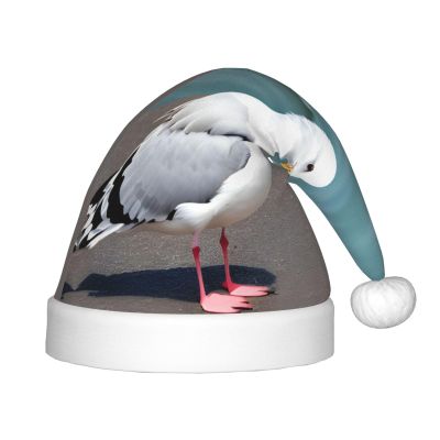 ZZYYDS Cute seagull Children's Santa Claus Hat, Boys Girls Children Baby Christmas Hat Children's Christmas Party