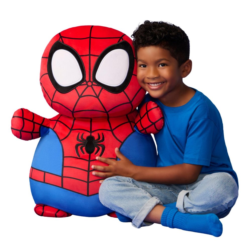 Squishmallows Original Marvel Spidey and His Amazing Friends 26in Spidey HugMees Ultrasoft Official Jazwares Plush (Jumbo)