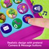 Barneys World Toddler Toy Hey Barney Phone with Music Lights & Phrases for Preschool Kids Ages 2+ Years, Multilanguage Version view 4