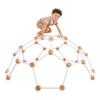 Comfy Cubs Wooden Toddler Play Gym for 3-6 Years Old - Montessori Climber for Kids - Safe Climbing Toy Support up to 120 lbs - Easy to Assemble Kids Climber for Active Play - White view 1