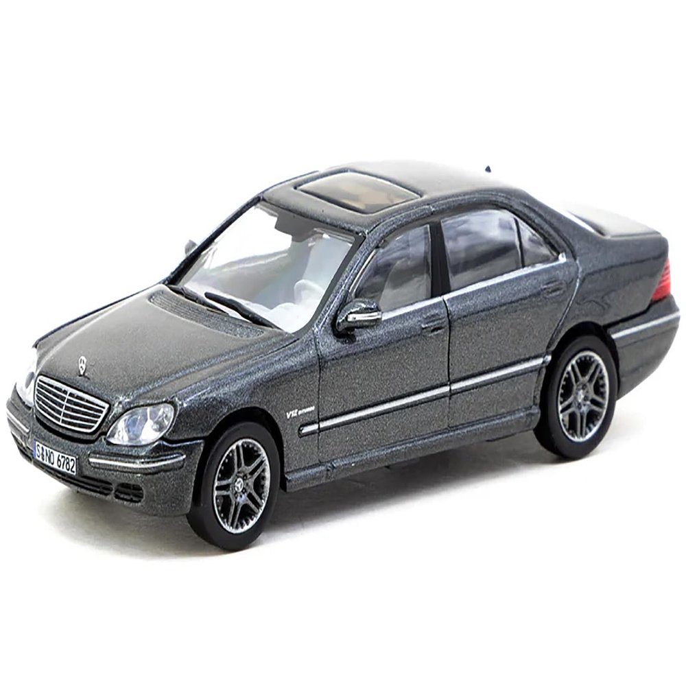 S 65 AMG Tectite Gray Metallic Global64 Series 1/64 Diecast Model by Tarmac Works T64G-072-GY