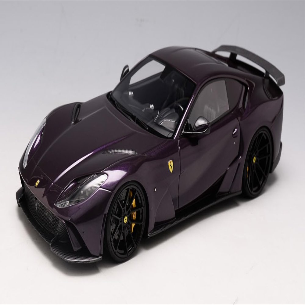 1/18 Ivy Novitec Ferrari 812 GTS N-Largo Purple with Black Wheels Resin Model Car - IM1809-E
