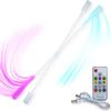 AMAZEABLES Contact Staff Led Juggling 120cm 47.24 inches for Nighttime Staff Spinning White view 1