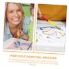 VILLFUL Portable Drawing Line Pen Set Watercolor Oil Painting Brushes for Kids Adults School Art Tools view 3