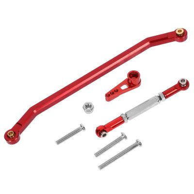 FOYTOKI Rc Car Steering Rod Parts Metal Steering Rod Kit for Rc Car Upgrading System
