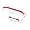FOYTOKI Rc Car Steering Rod Parts Metal Steering Rod Kit for Rc Car Upgrading System view 2