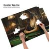 MA6GE8DE Elegant Billiard Woman 1000 Pcs Jigsaw Puzzle for Adults,Unique Artwork for Adults,Vibrant Design,Funny Wooden Puzzles,Impossible Hard Difficult Challenging Puzzles for Adults view 4