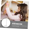 CORHAD Adjustable Doll Stand Holder Round Base Display Stand for Dolls Abs Stainless Steel Stable Easy to Use view 3