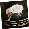 BCOATH Bachelor's Hat Ornaments Grad Party Dessert Decors 12pcs Mini Grad Caps Tassels Graduation Cake Toppers view 4