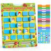 Vinlon Matching Memory Game for Kids Ages 4-8, Flip to Win Wooden Board Games Travel Toys for 3 4 5 6 7 8 Years Old Boys Girls, Road Trip Essentials, Airplane, Car Activity Easter Basket Stuffers view 1