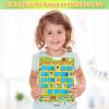 Vinlon Matching Memory Game for Kids Ages 4-8, Flip to Win Wooden Board Games Travel Toys for 3 4 5 6 7 8 Years Old Boys Girls, Road Trip Essentials, Airplane, Car Activity Easter Basket Stuffers view 3