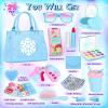 Little Girl Purse, Frozen Toys for Girls Gifts, Toddler Purse Play Makeup, Pretend Makeup for Toddlers, Girl Gifts Frozen Purse, Birthday Christmas Princess Gifts Toys for 3 4 5 6 7 8 Year Old view 2