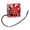 RC Cooling Fan,40 mm 16000RPM High Speed Electric Motor Cooling Fan,RC Car Motor Heatsink for 1/8 RC 1/10 1/12 Car Brushless Motor (Red) view 1