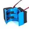 Dual 40mm RC Motor Cooling Fan 40-42mm Compatible with 1/7 1/8 Arrma Traxxas RC Car Fit 4068 4074 4082 4268 4274 Motors (Blue) view 4