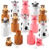 Mini Farm Animal Bubble Wands Toy Gifts for Kids - (Pack of 12) 3-Inch Barnyard Bubble Bottles, Assorted Animals for Giveaways, Prizes, Birthday Party Favors for Kids, Baby Showers, Goody Bag Toys view 1