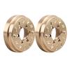 1.9 Brass Wheel Weights Rc Crawler Tyres 1.9 10102 CNC Machining Brass Internal Counterweight for 1.9 2.2 Rc Crawler Car Wheel Hub view 2