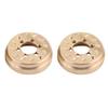 1.9 Brass Wheel Weights Rc Crawler Tyres 1.9 10102 CNC Machining Brass Internal Counterweight for 1.9 2.2 Rc Crawler Car Wheel Hub view 3