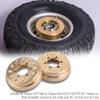 1.9 Brass Wheel Weights Rc Crawler Tyres 1.9 10102 CNC Machining Brass Internal Counterweight for 1.9 2.2 Rc Crawler Car Wheel Hub view 4
