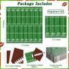 100 PCS Football Party Supplies, 6.5 Inches Football Napkins with 2 Styles, Disposable Football Paper Napkins, Football Party Napkins for Football Theme Game Day Touchdown Birthday Decorations view 2