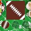 100 PCS Football Party Supplies, 6.5 Inches Football Napkins with 2 Styles, Disposable Football Paper Napkins, Football Party Napkins for Football Theme Game Day Touchdown Birthday Decorations view 4