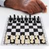 Chessboard Chess Board Set 17135 Portable Plastic International Chess Medieval Entertainment Board Game Set Black White view 3