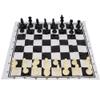 Chessboard Chess Board Set 17135 Portable Plastic International Chess Medieval Entertainment Board Game Set Black White view 4