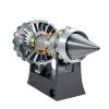 TR900 Turbofan Engine Model, Adjustable Speed Aircraft Turbojet With LED Light, Mechanical Science Aero Education Toy Gift Desk Decor for Adult Hobbyists, 25cm view 2