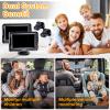 2-Pack Baby Camera for Twins - Dual Rear-Facing Baby Monitor with Night Vision, Easy Plug & Play for Multiple Vehicles, Infant Car Seat Safety Camera System with Anti-Glare 4.3" Display view 2