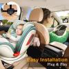 2-Pack Baby Camera for Twins - Dual Rear-Facing Baby Monitor with Night Vision, Easy Plug & Play for Multiple Vehicles, Infant Car Seat Safety Camera System with Anti-Glare 4.3" Display view 3