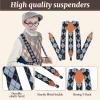 100 Days of School Costume for Kids Boys, Cool Old Man Costume for Kids Kit, 100 Days of School Grandpa Accessories Set(130) view 3