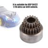 4tec Rc Car Hsp Parts 753 02023 Metal Double Gears for Hsp 94122 1 10 Car Drift Vehicle view 3