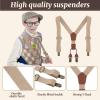 100 Days of School Costume for Kids Boys, Cool Old Man Costume for Kids Kit, 100 Days of School Grandpa Accessories Set(130) view 3