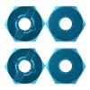Keenso Wheel Hex Hub Drive Adapter, 7mm to 12mm Aluminum Wheel Hex Drive Hub Adaptor RC Truck Model Car Upgrade Parts for Model Car view 3