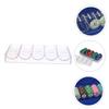 JOINPAYA 3pcs Chips Container Transparent Poker Chip Organizer for Easy Storage and Classification for Tournaments and view 3