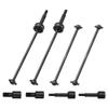 Metal 144001 CVD Drive Shaft Differential Cup Wheel Axle Stub Wheel Shaft Cup & Aluminum Front Bumper Shock Tower Mount Rear Wing view 2