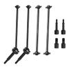 Metal 144001 CVD Drive Shaft Differential Cup Wheel Axle Stub Wheel Shaft Cup & Aluminum Front Bumper Shock Tower Mount Rear Wing view 4
