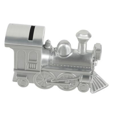 Abaodam Steam Locomotive Piggy Bank Coin Box for Party and Girls Money Box Saving Pot Christmas Decor
