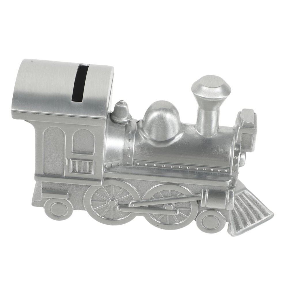 Abaodam Steam Locomotive Piggy Bank Coin Box for Party and Girls Money Box Saving Pot Christmas Decor