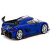 1:64 Scale Diecast Model Car Compatible with Koenigsegg Jesko Attack Blue Metallic Limited Edition by Tarmac T64G-TL052-BL view 2