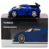 1:64 Scale Diecast Model Car Compatible with Koenigsegg Jesko Attack Blue Metallic Limited Edition by Tarmac T64G-TL052-BL view 3