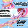 3D Printed Dragon Easter Egg, Mystery Crystal Articulated Dragon Fidget Toys, Surprise Prefilled Easter Egg Filled with Toy - Basket Essentials Stuffers for Kids Girls Boys (Random Candy Colors) view 3
