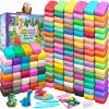 ESSENSON Air Dry Clay 125 Colors, Modeling Clay for Kids, DIY Molding Magic Clay, Gift for Kids view 1