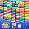 ESSENSON Air Dry Clay 125 Colors, Modeling Clay for Kids, DIY Molding Magic Clay, Gift for Kids view 2