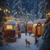 Christmas Fantasy Fairy Town Jigsaw Puzzles for Adults 120 Piece Winter Country Landscape Puzzle for Adults with Letters on Back Challenging Holiday Family Puzzle Games Gift for Women Men Seniors view 1