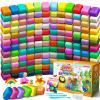 ESSENSON Air Dry Clay 150 Colors, Modeling Clay for Kids, DIY Molding Magic Clay for with Tools, Toys Gifts for Age 3 4 5 6 7 8+ Years Old Boys Girls Kids view 1
