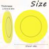 SHISANYI 100 Custom Plastic Poker Chips,Personalized Image or Text,Double Sided Full Color Print Meal Tokens,Set for Bar Tokens,Party,Memorial Day,Wedding (Yellow) view 2