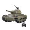 XMBRICDIYY Remote Control Tank Model, 1/16 Scale 2.4G RC US M24 Light Tank Model with Smoke and Sound Effects, RC Military Battle Tanks Vehicles, Gift for Adults and Teens (Standard Version) view 1